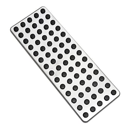 9 MOON® Stainless Steel Footrest Pedal Cover for Mercedes Benz | Durable, Stylish & Safe (100 words) thumbnail 1