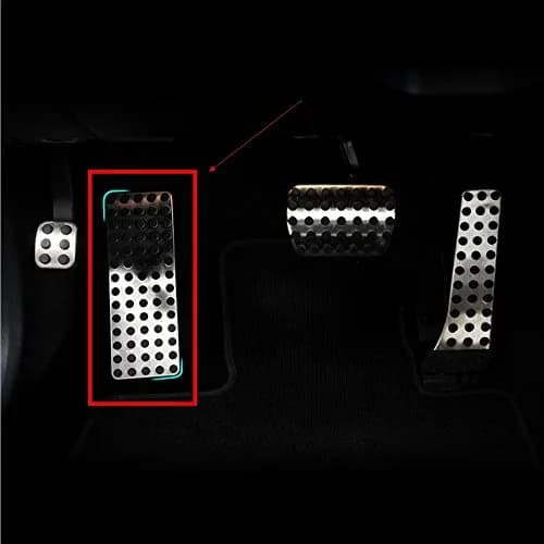 9 MOON® Stainless Steel Footrest Pedal Cover for Mercedes Benz | Durable, Stylish & Safe (100 words) thumbnail 5