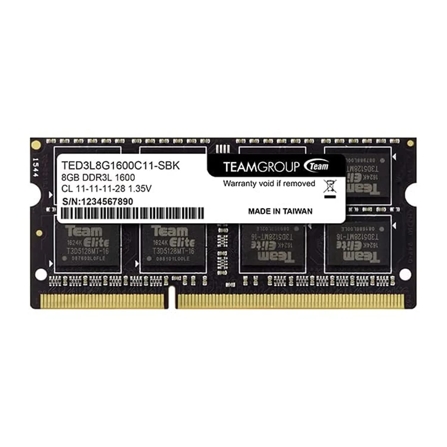 TEAMGROUP Elite DDR3L 8GB 1600MHz (8GB) SODIMM Laptop Memory | Upgrade for Laptops - main product image