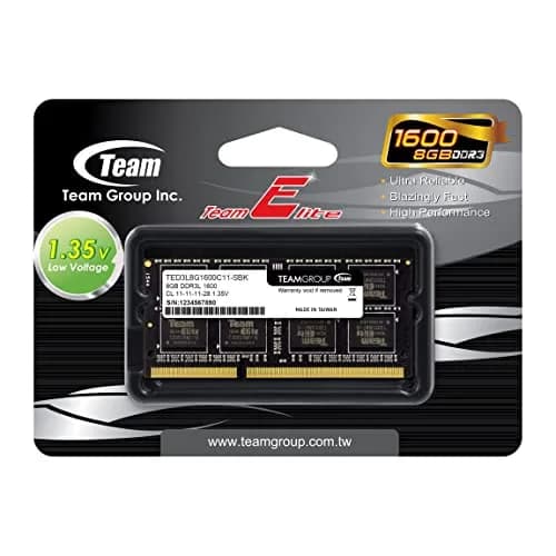 TEAMGROUP Elite DDR3L 8GB 1600MHz (8GB) SODIMM Laptop Memory | Upgrade for Laptops thumbnail 3
