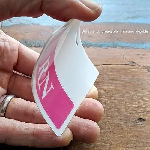 Specialist ID Nurse Practitioner Badge Buddy - Heavy Duty Horizontal | Waterproof, Spill & Tear Proof ID Card Backer for Medical Staff thumbnail 6