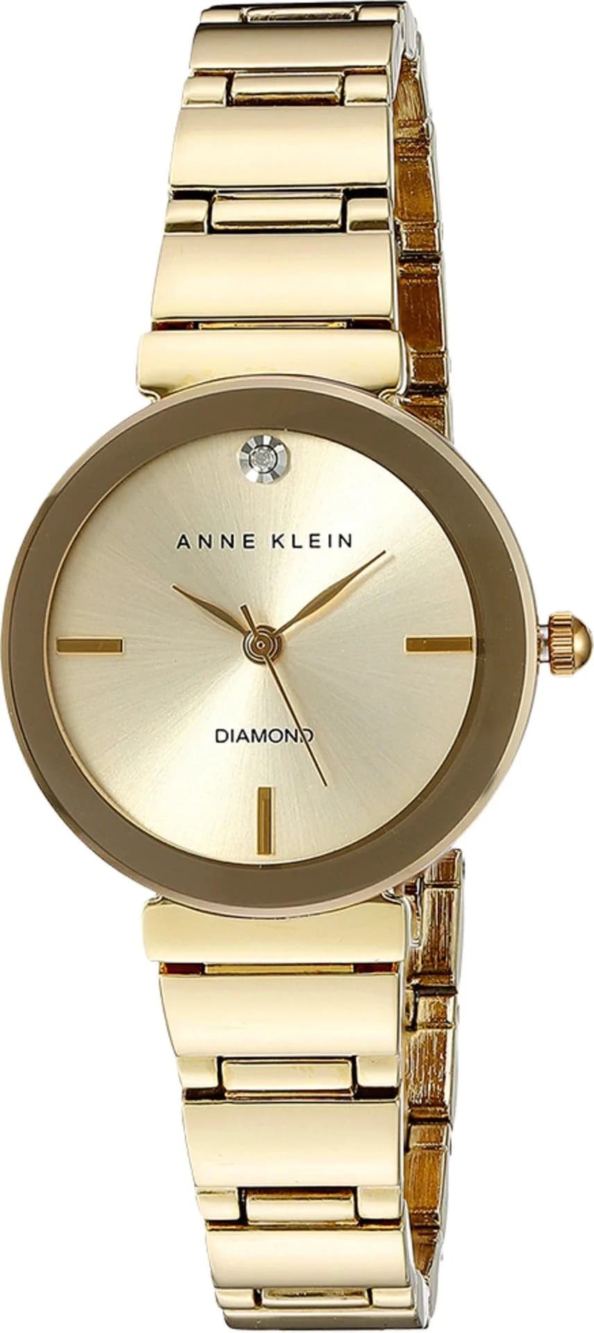 Anne Klein Women's Genuine Diamond Dial Bracelet Watch 28mm (1.10 inches) | Classic Quartz Fashion Accessory - main product image