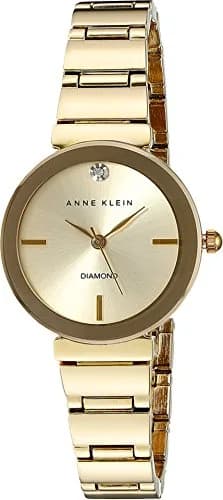 Anne Klein Women's Genuine Diamond Dial Bracelet Watch 28mm (1.10 inches) | Classic Quartz Fashion Accessory thumbnail 1