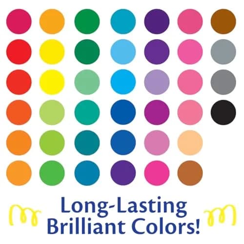 Crayola Ultra Clean Washable Markers (40ct) | Non-Toxic Fine Line Art Supplies for Kids Ages 3+ thumbnail 6