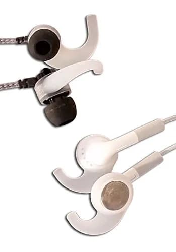 Far End Gear BudLoks Earphone Sport Grips for in-Ear and Ear Canal Earbuds, Clear | Soft Silicone Locking Wings for Active Use thumbnail 3