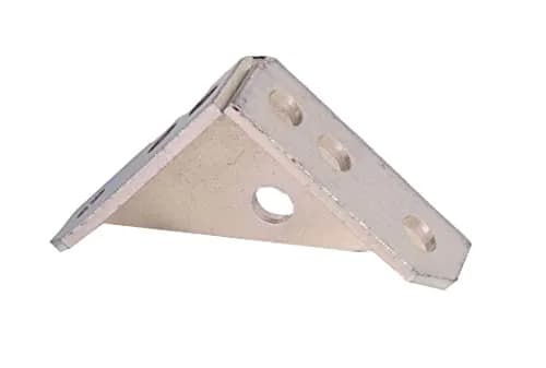 UNISTRUT P2484-EG 7 Hole 90 Degree Gusseted Angle Connector Bracket Steel | Heavy Duty, Zinc-Plated thumbnail 2