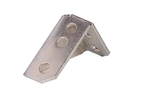UNISTRUT P2484-EG 7 Hole 90 Degree Gusseted Angle Connector Bracket Steel | Heavy Duty, Zinc-Plated thumbnail 3