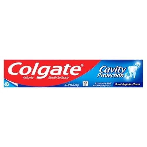 Colgate Cavity Protection Toothpaste with Fluoride, Minty Great Regular Flavor, 6 Oz Tube | ADA Accepted — 6 Ounce