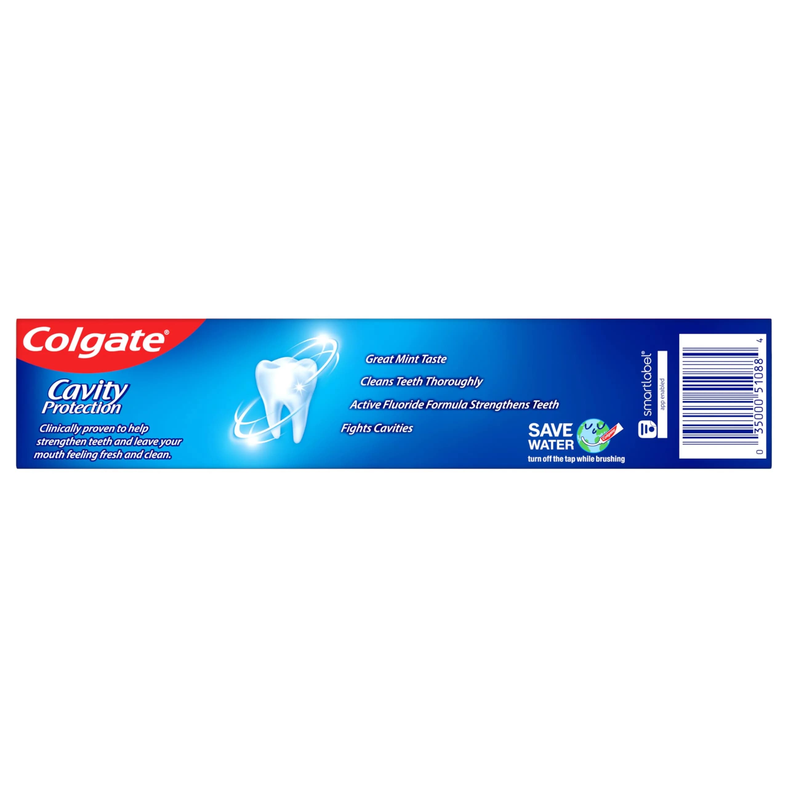 Colgate Cavity Protection Toothpaste with Fluoride, Minty Great Regular Flavor, 6 Oz Tube | ADA Accepted - view 9
