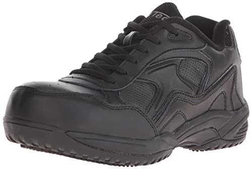 Ad Tec Workshift Work Shoes Memory Foam Non Metallic Black | ASTM F-2413 Certified, Lightweight & Heavy Duty thumbnail 1