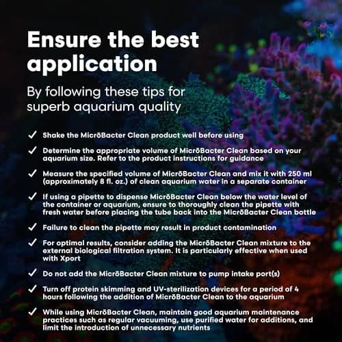 Brightwell Aquatics MicroBacter Clean Marine Aquarium Cleaner Aid, 250 ml | Natural bacterial solution for healthy aquariums thumbnail 5