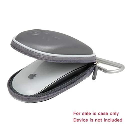 Hermitshell Grey Portable Electronic Device Cover | EVA Hard Carrying Case for Apple Magic Mouse (2nd Gen) thumbnail 2