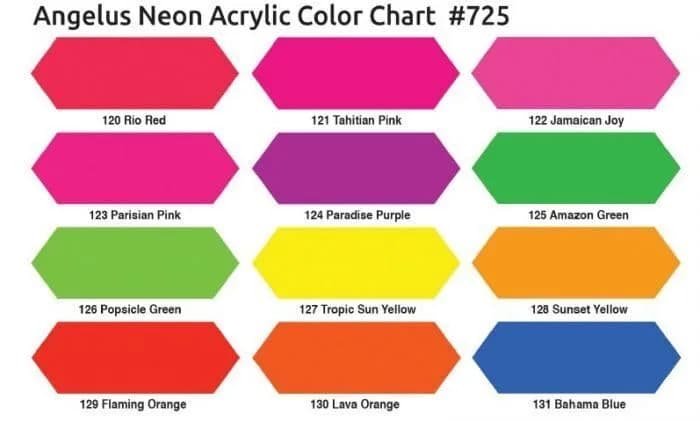 Angelus Leather Paint Neon Tropic Sun Yellow 1 oz | Bright, Non-Toxic, Water-Based Leather Color thumbnail 7