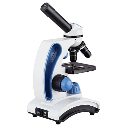 AmScope M162C-2L-PB10 1000X Dual Light Glass Lens Microscope | High Power Monocular with Metal Frame thumbnail 4