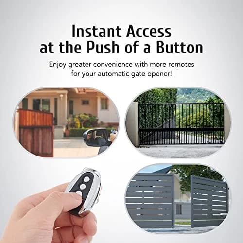 CO-Z Remote Control for Automatic Gate Openers | 100 Ft Range, Auto Close, Wireless Security thumbnail 3
