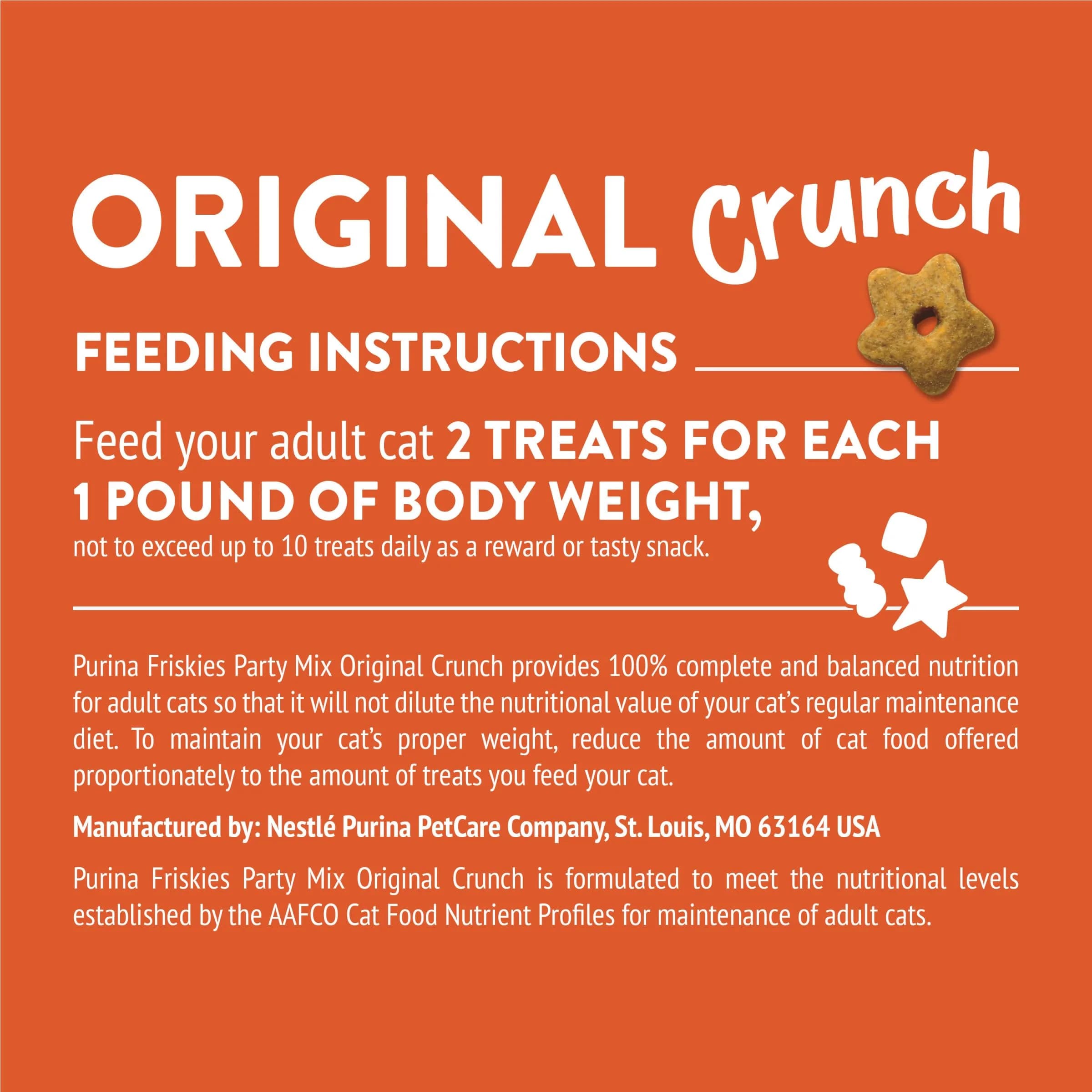 Friskies Party Mix Original Crunch Cat Treats 20 oz (567 g) | Real Chicken, Liver & Turkey Flavors - view 9