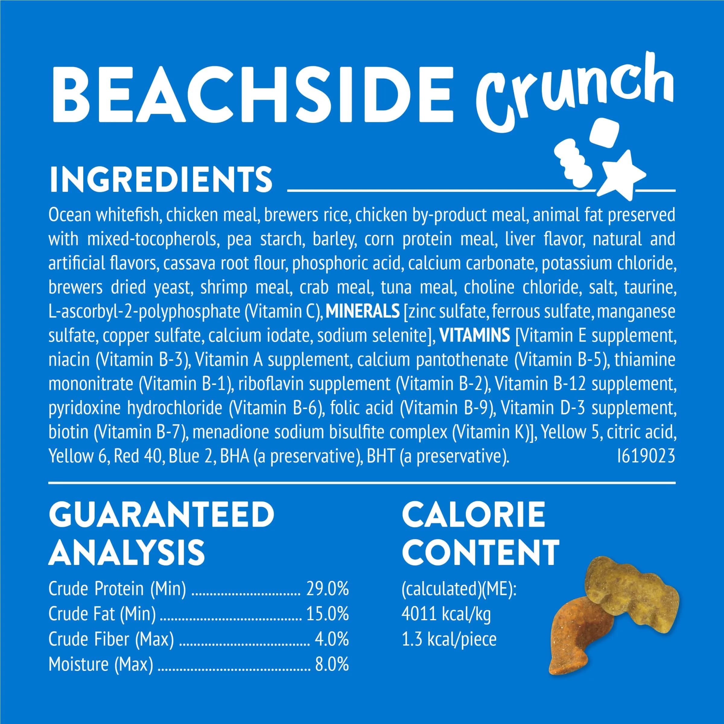 Purina Friskies Party Mix Beachside Crunch Cat Treats, 20 oz (567 g) | Seafood Flavors, Less Than 2 Calories Per Treat - view 5