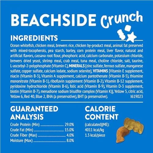 Purina Friskies Party Mix Beachside Crunch Cat Treats, 20 oz (567 g) | Seafood Flavors, Less Than 2 Calories Per Treat thumbnail 5