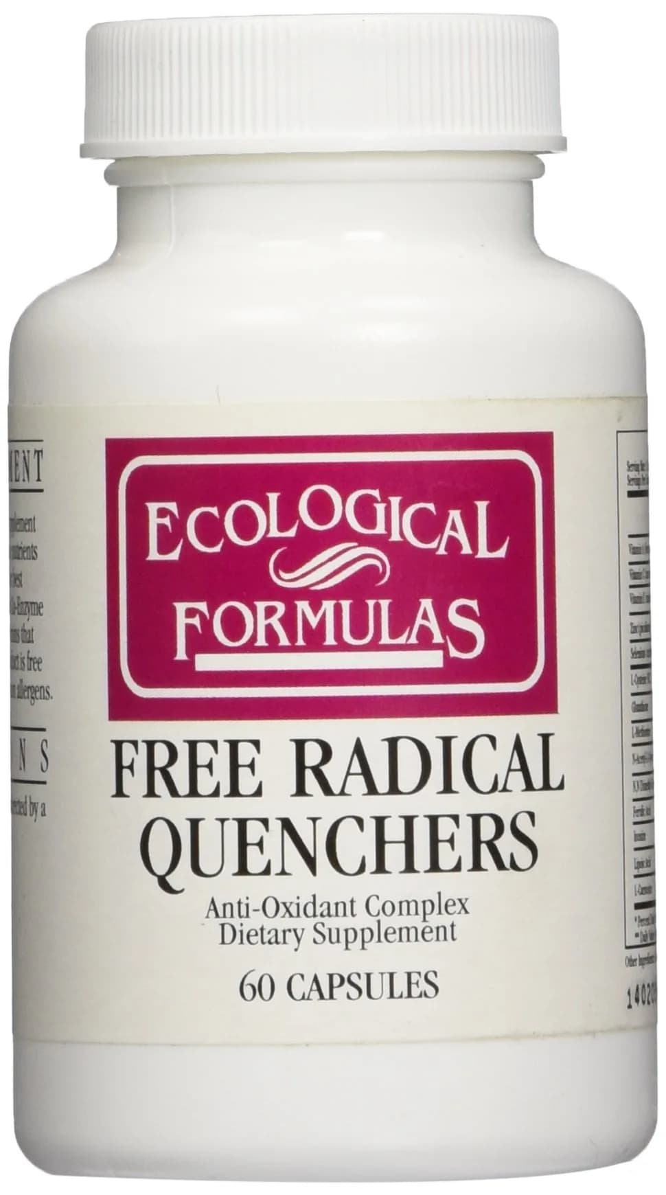 Cardiovascular Research Free Radical Quenchers Tablets 60 Count | Antioxidant Supplement for Heart & Wellness — Tablet