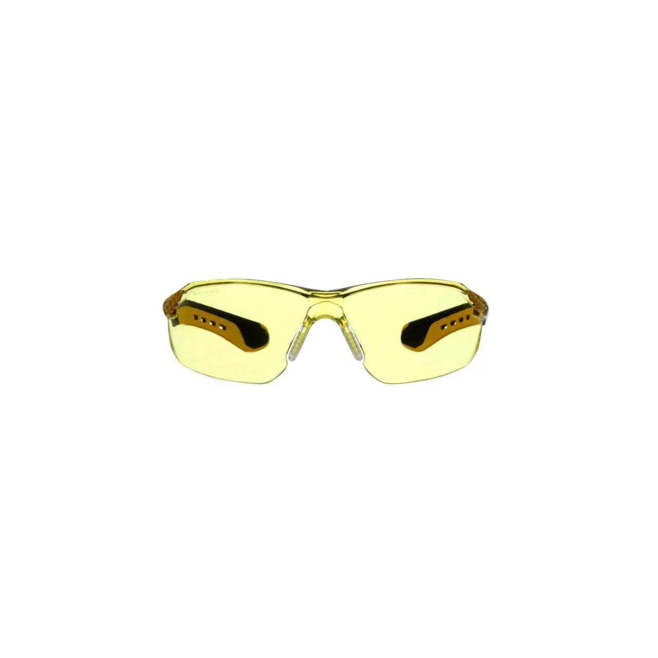 3M Flat Temple Safety Eyewear with Amber Lens | Impact Resistant & UV Protection - view 5