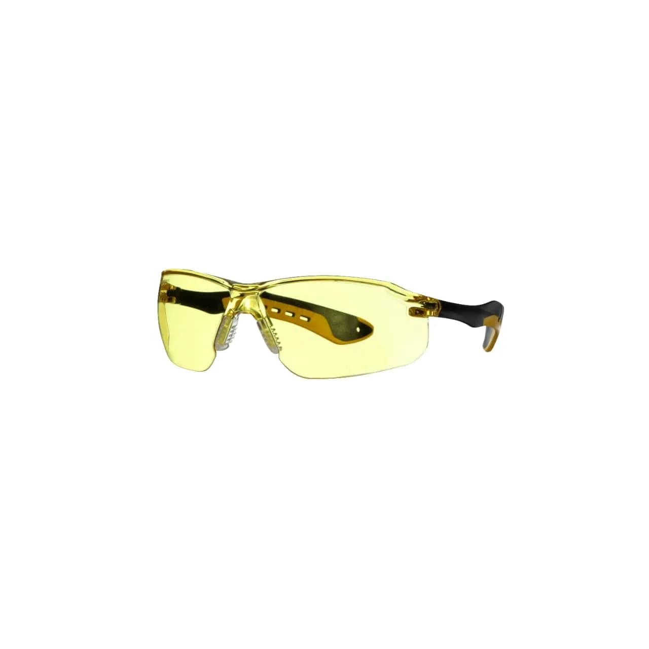 3M Flat Temple Safety Eyewear with Amber Lens | Impact Resistant & UV Protection - view 6