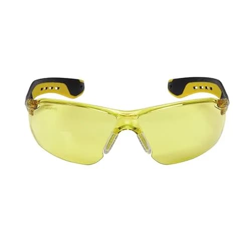 3M Flat Temple Safety Eyewear with Amber Lens | Impact Resistant & UV Protection thumbnail 3