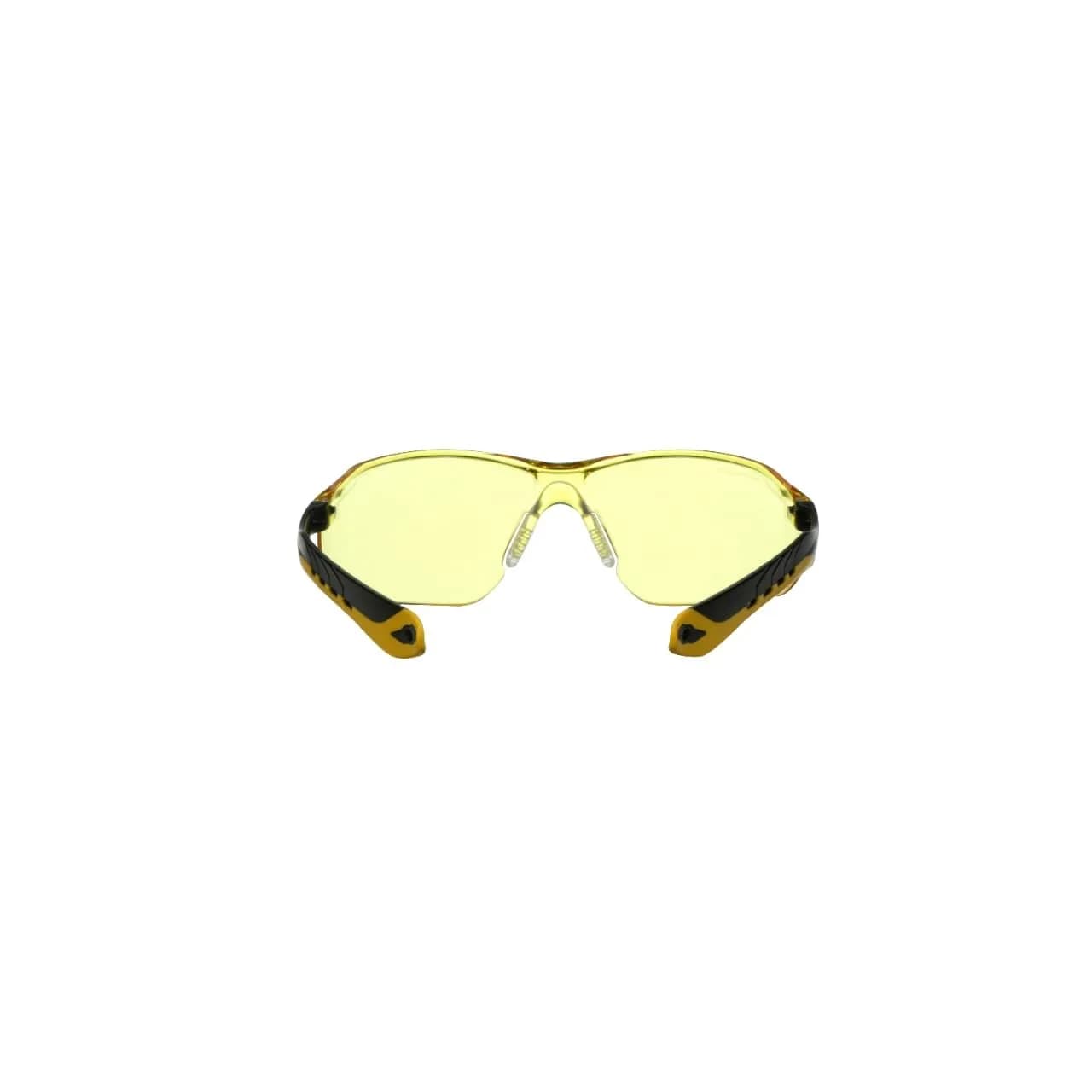 3M Flat Temple Safety Eyewear with Amber Lens | Impact Resistant & UV Protection - view 4