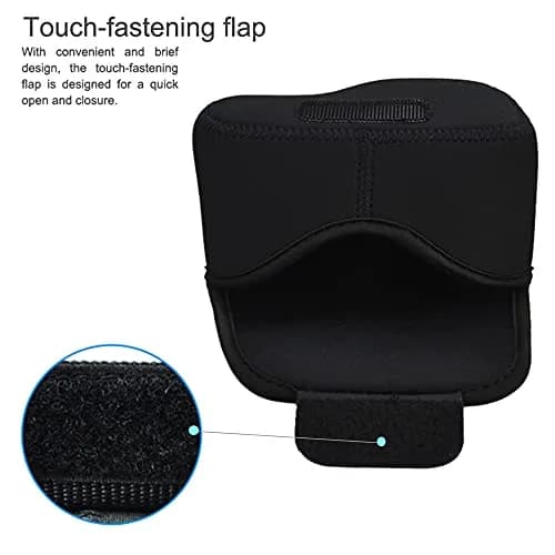 JJC Neoprene Camera Case Pouch for Compact Camera + Lens Below 4.7x2.9x3.4" | Waterproof, Elastic & Stylish thumbnail 5
