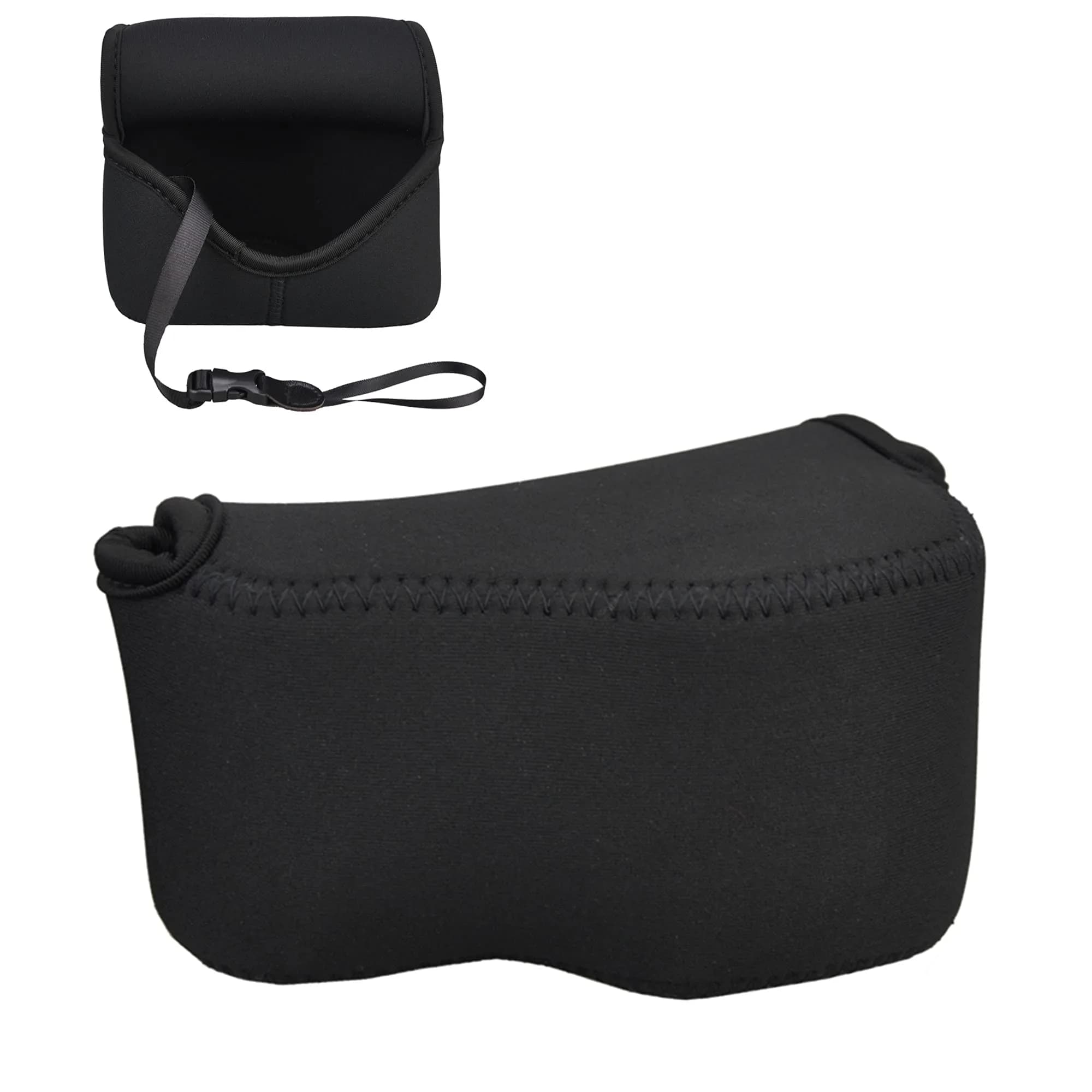 JJC Neoprene Camera Case Pouch for Compact Camera + Lens Below 4.7x2.9x3.4" | Waterproof, Elastic & Stylish — Within 4.7x2.9x3.4"