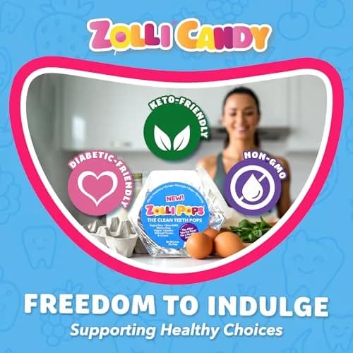 Zollipops Sugar-Free Natural Fruit Flavors 5.2 oz | Dentist-Approved, Supports Dental Health thumbnail 5