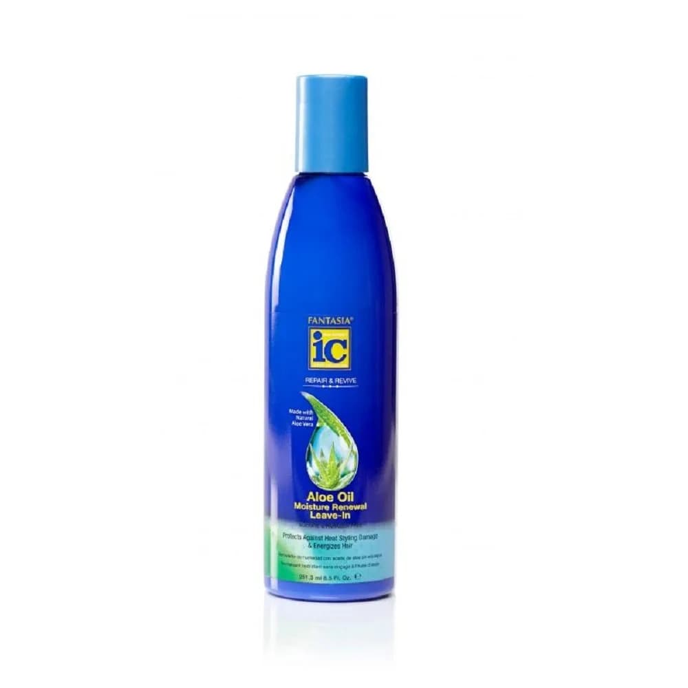 Fantasia IC Repair & Revive Aloe Oil Moisture Renewal Leave-In 8.5 Oz | Deep Conditioning & Heat Protection