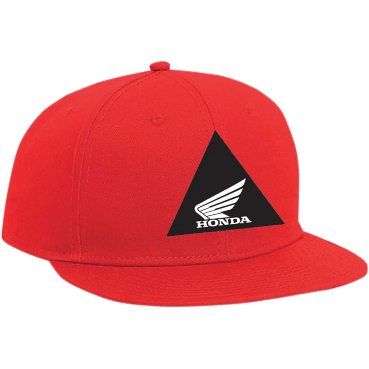Factory Effex Youth Snapback Hat (Red, One Size) | Adjustable Cotton/Polyester Cap with Triangle Pattern