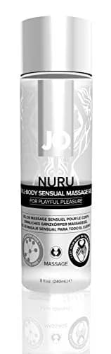 JO NURU Massage Gel Fragrance Free 240 mL (8 Fl Oz) | Water-Based, Non-Staining, Paraben-Free thumbnail 1