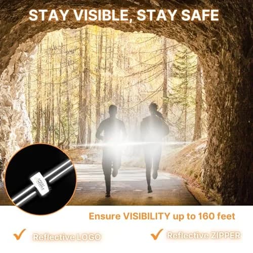 sport2people Running Belt Waterproof Phone Holder Reflective Waist Pack | Fits Most Phones, Adjustable 26-49" thumbnail 6