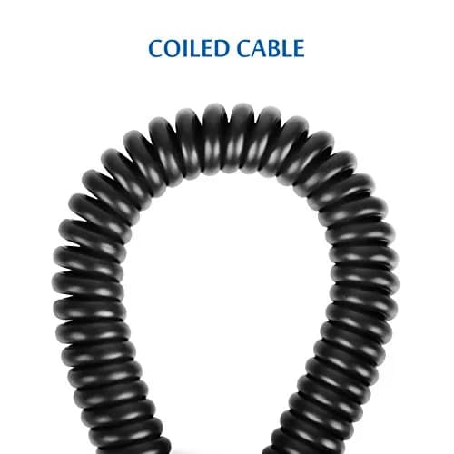 UCEC Coiled Micro HDMI to HDMI Cable 3.2FT | 4K HDR Support, Flexible & Portable thumbnail 3