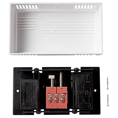 Newhouse Hardware White 2-Note Wired Mechanical Door Bell Chime CHM1 | 2-Note Ding-Dong & 1-Note Ding for Separate Doors thumbnail 6