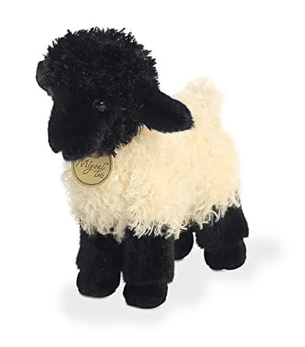 Aurora Miyoni Tots Suffolk Lamb Plush Animal 8.5 Inches | Realistic Detail & Safe for All Ages thumbnail 3