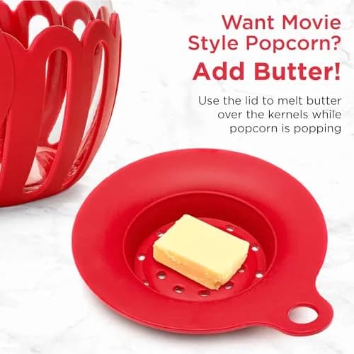 Ecolution Micro-Pop Microwave Popcorn Popper 3-Quart | Safe Glass, BPA-Free, Dishwasher Safe thumbnail 4
