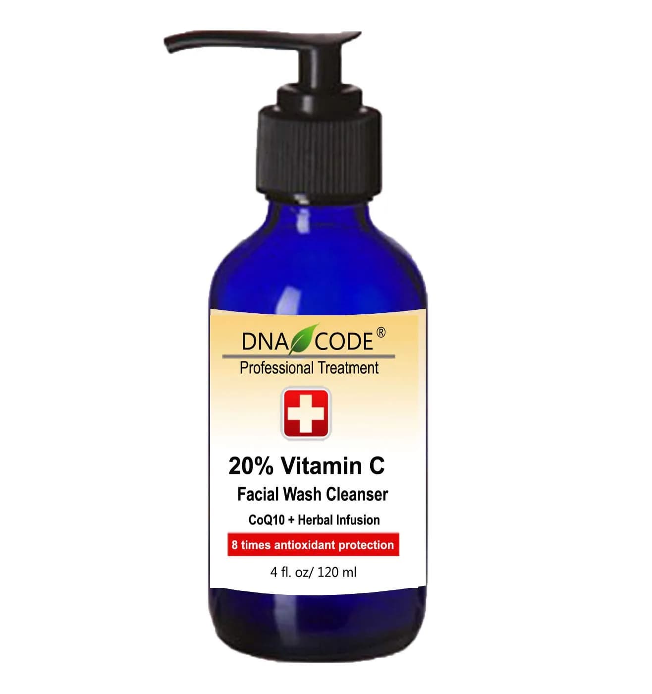 DNA Code® Vitamin C + CoQ10 Facial Cleanser 4 Count | Antioxidant Power & Skin Refinement — Cream,Serum