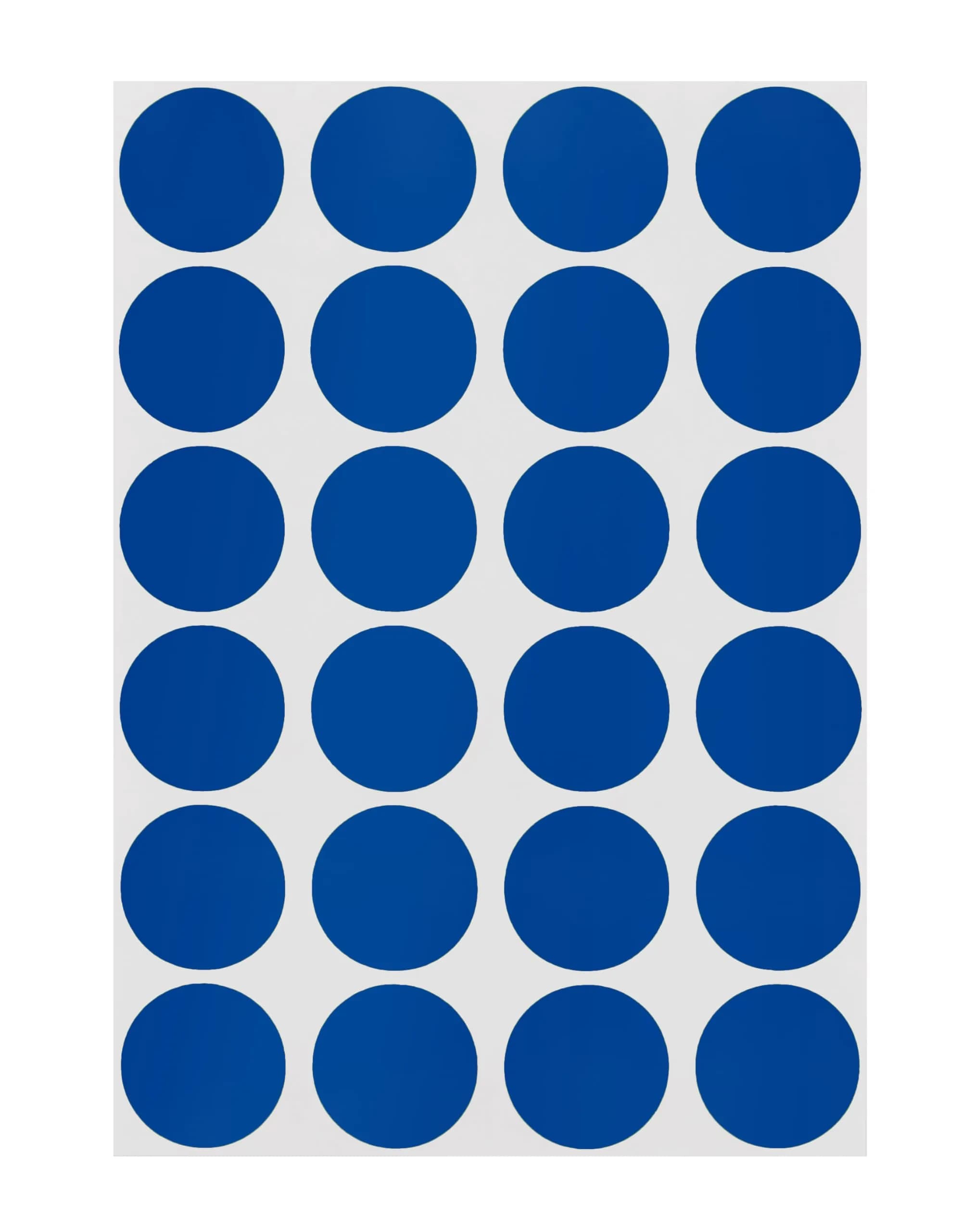 ChromaLabel Dark Blue Dot Stickers 3/4 Inch | Vibrant Color Coding for Office & Home