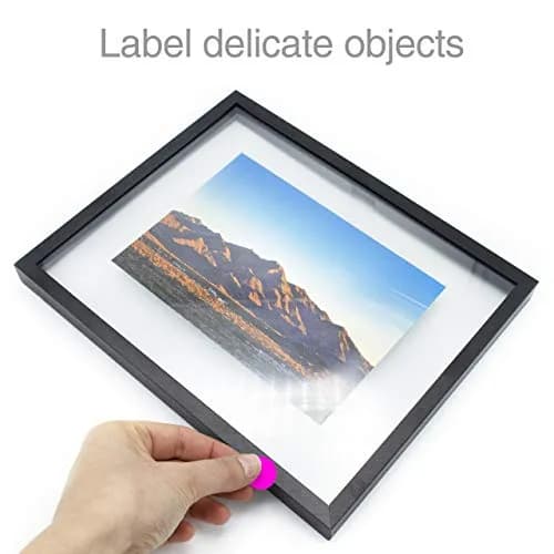 ChromaLabel 3/4 Inch Dot Stickers, Fluorescent Pink | Vibrant Color Coding Labels for Office & School thumbnail 6