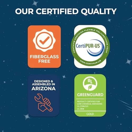 DREAMFOAM Brooklyn Bedding Copperflex Essential 6" Gel Memory Foam Mattress Queen | Made in Arizona thumbnail 7