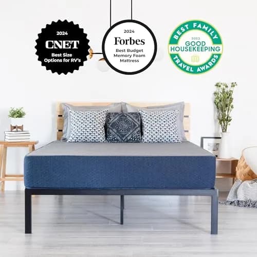 DREAMFOAM Brooklyn Bedding Copperflex Essential 6" Gel Memory Foam Mattress Queen | Made in Arizona thumbnail 2