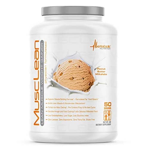 Metabolic Nutrition Musclean Peanut Butter Whey High Protein Meal Replacement Powder 2.48 kg (5 lb) | Physician Formulated for Lean Muscle & Keto Diets thumbnail 1