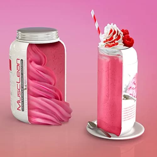 Metabolic Nutrition MuscLean Strawberry Milkshake High Protein Meal Replacement 2267g (5lb) | Physician Formulated Keto Protein thumbnail 5
