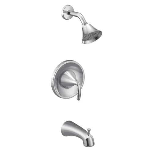 Moen Glyde Posi-Temp Tub/Shower Faucet Chrome | Versatile Transitional Design, WaterSense Certified thumbnail 1
