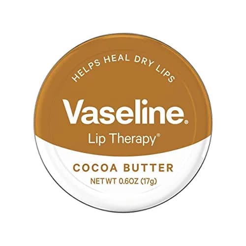 Vaseline Lip Therapy Cocoa Butter Tin Lip Balm | Intensive Healing for Dry, Chapped Lips | 0.6 oz (17 g) thumbnail 2