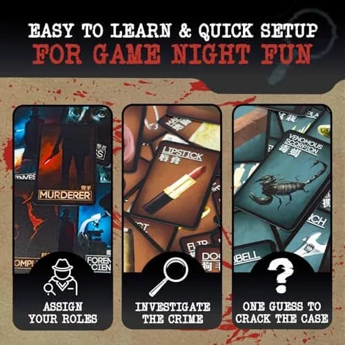 Grey Fox Games Deception: Murder in Hong Kong Board Game | Social Deduction | 4-12 Players | 20 Minutes thumbnail 4
