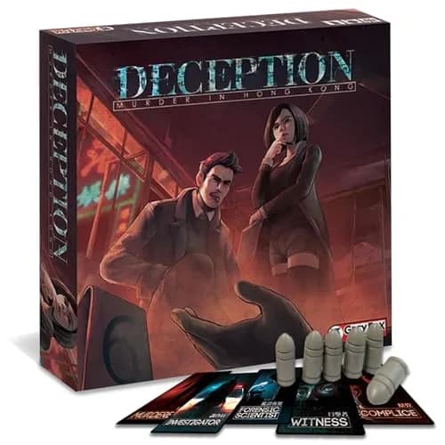 Grey Fox Games Deception: Murder in Hong Kong Board Game | Social Deduction | 4-12 Players | 20 Minutes thumbnail 1