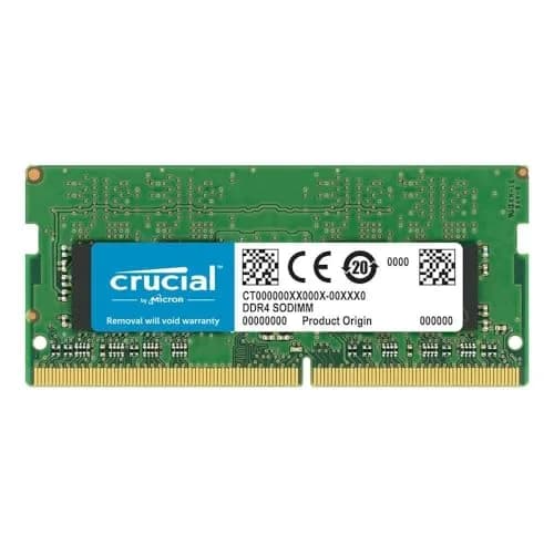 Crucial 16GB DDR4 2400MHz SODIMM Laptop Memory | PC4-19200 CL17 thumbnail 1